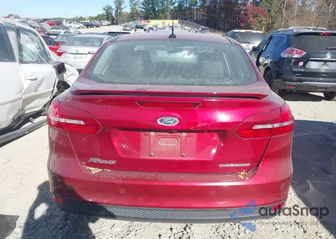 2017 Ford Focus Titanium from USA, damaged, VIN 1FADP3J2OHL348539